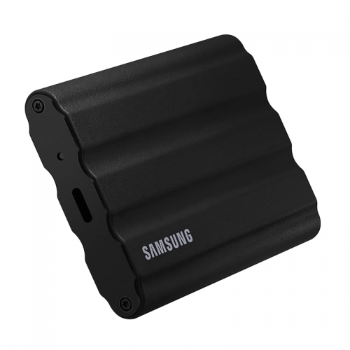 Samsung T7 Shield 2TB USB 3.2 Gen 2 (10Gbps), IP65 Rated, Speeds Upto 1050 MB/s, External Solid State Drive (Portable SSD) Black (MU-PE2T0S)